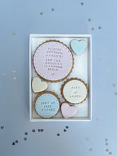Load image into Gallery viewer, Personalised Wedding Countdown Biscuits
